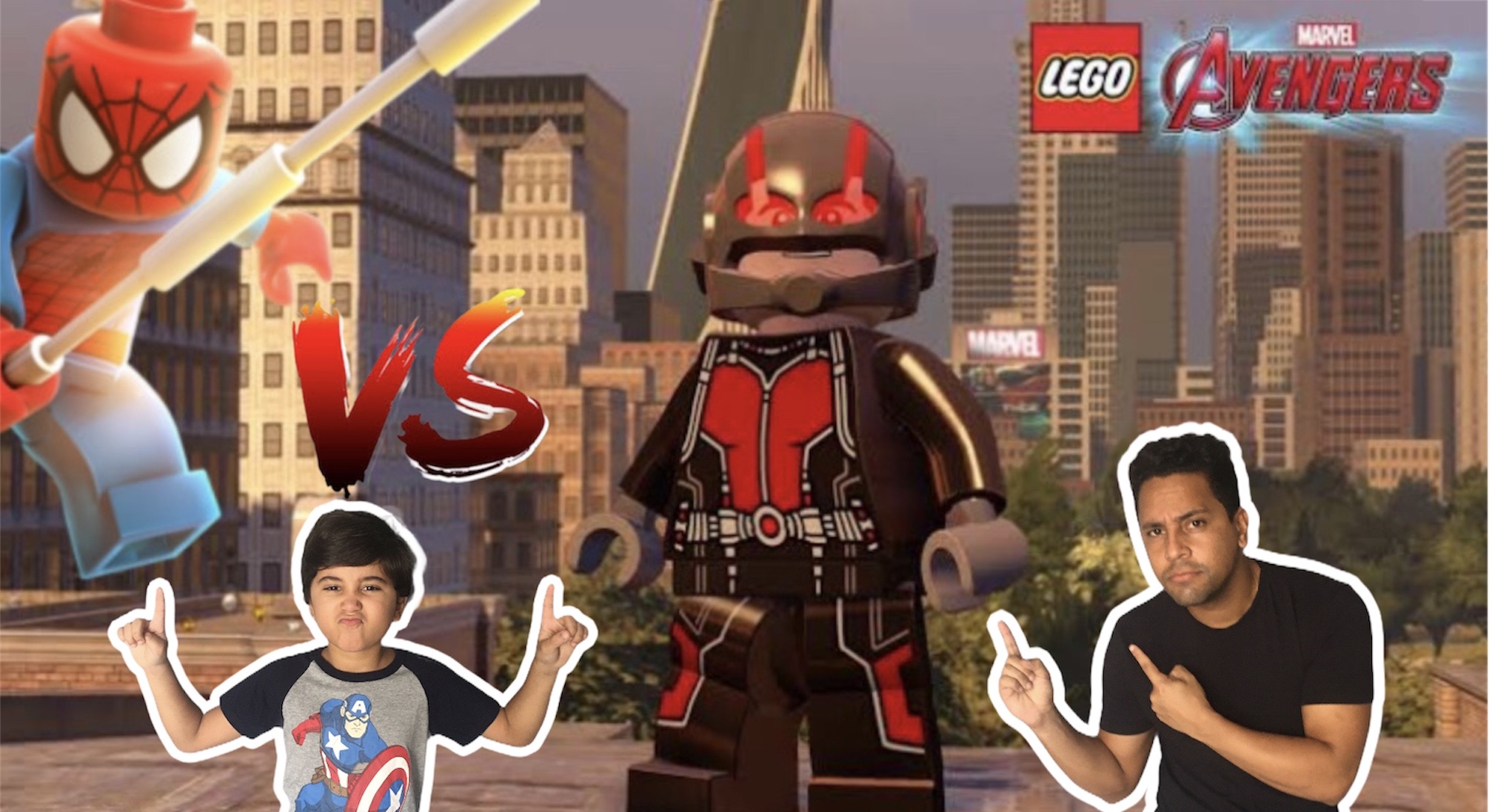 Homem-Aranha contra Homem-Formiga, no Lego Vingadores. Quem vence?