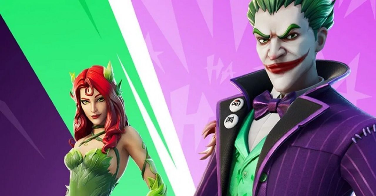 Jogue com o Coringa e a Hera Venenosa no Fortnite