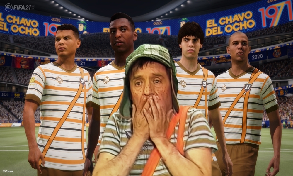 FIFA 21 celebra 50 anos de Chaves com uniforme especial