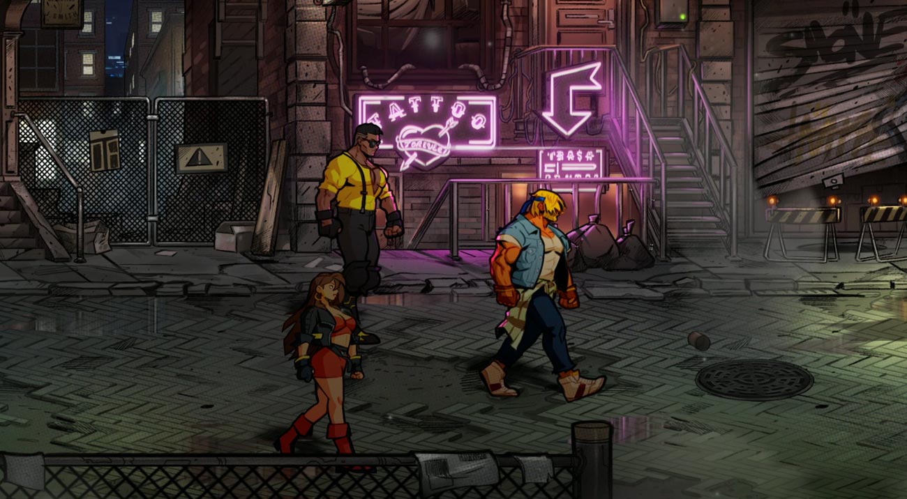 DLC de Streets of Rage 4 com três novos personagens