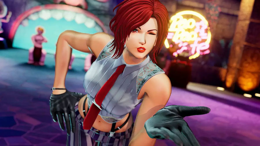 The King of Fighters XV revela Vanessa, a última personagem do jogo