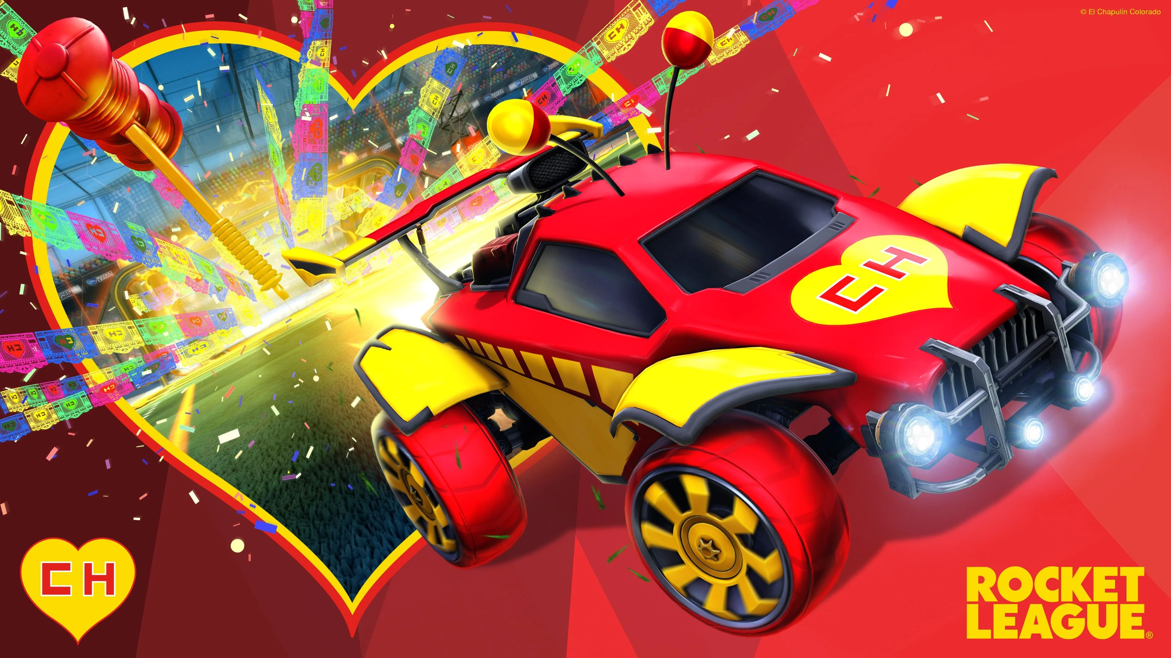 Chapolin Colorado chega ao Rocket League