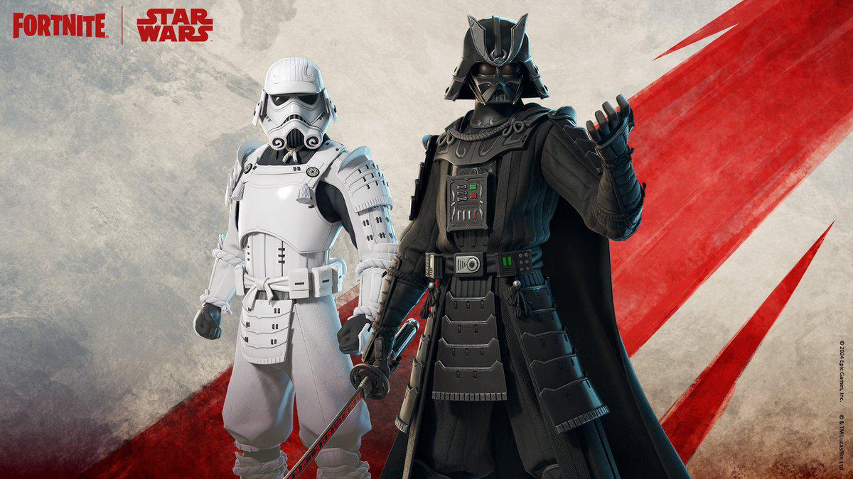 Fortnite ganha versões Samurai de personagens de Star Wars