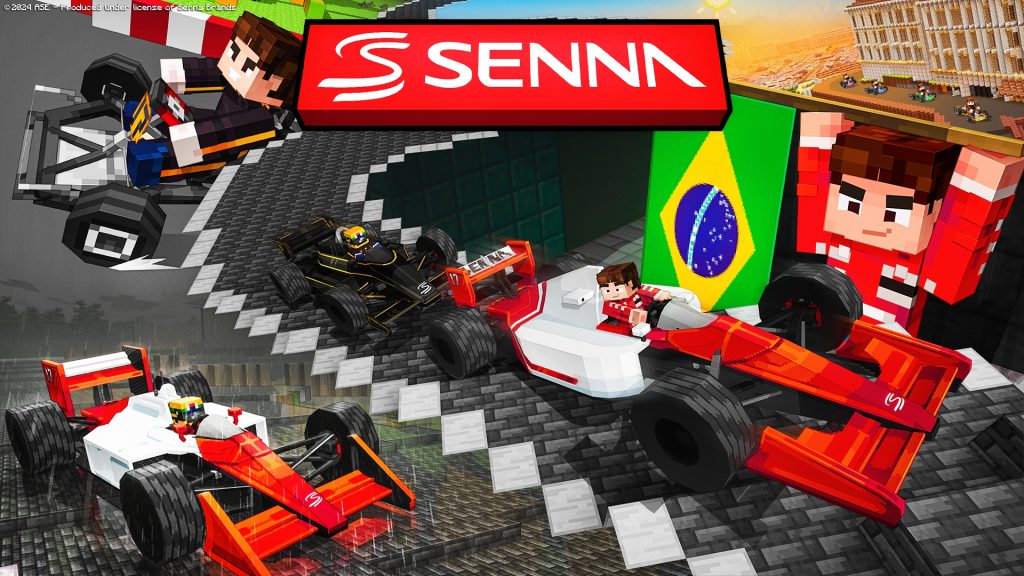 Ayrton Senna ganha mapa no Minecraft