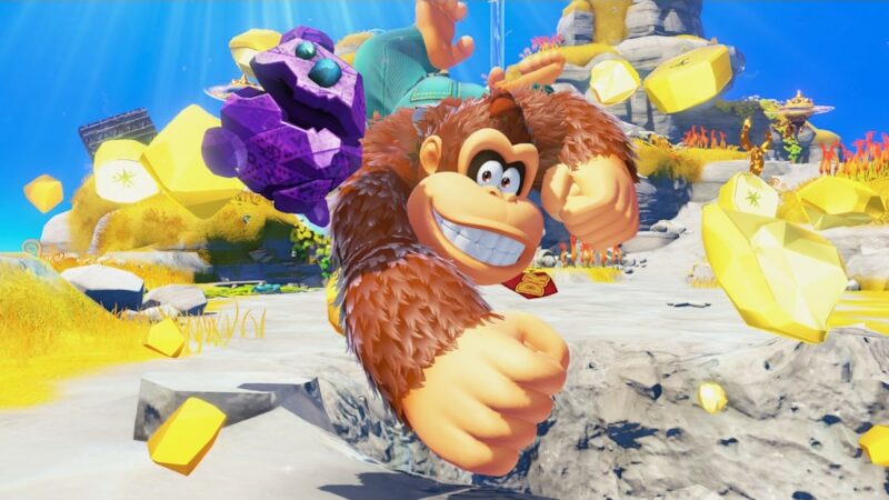 Donkey Kong Bananza traz Pauline jovem, Diddy e Dixie Kong